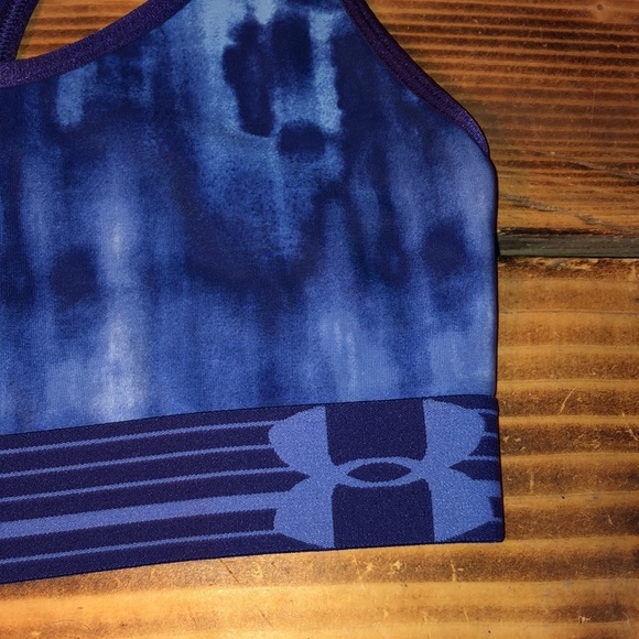 Under Armour kids sports bra blue small/XS active wear sports wear gym clothing‌ - Picture 2 of 3